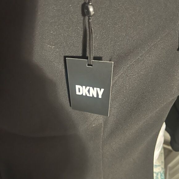 DKNY Women's Sheath with 3/4 Chiffon Sleeve Dress - Picture 5 of 7